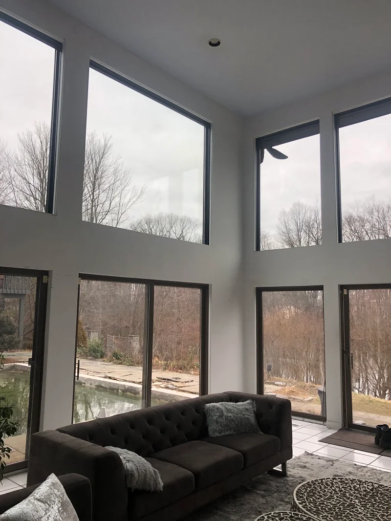 Pella window installation in New Canaan